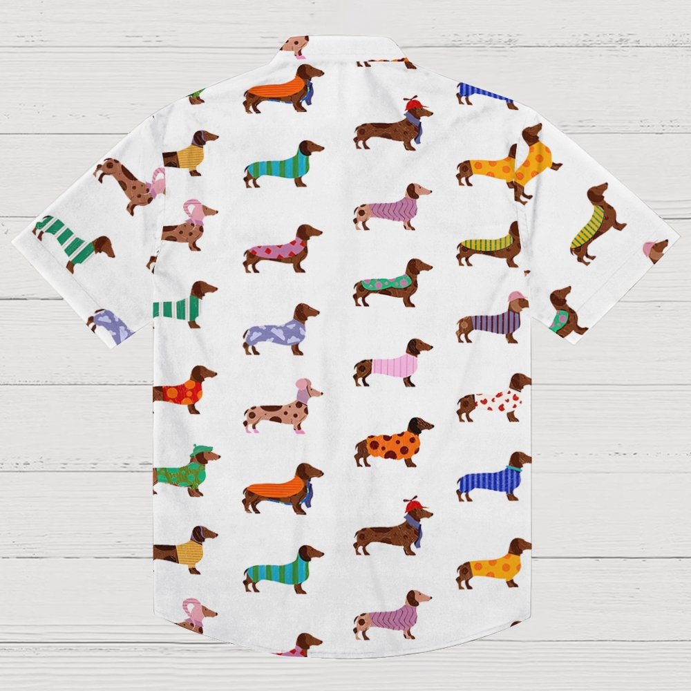 Dachshund Art Print Geek Shirt