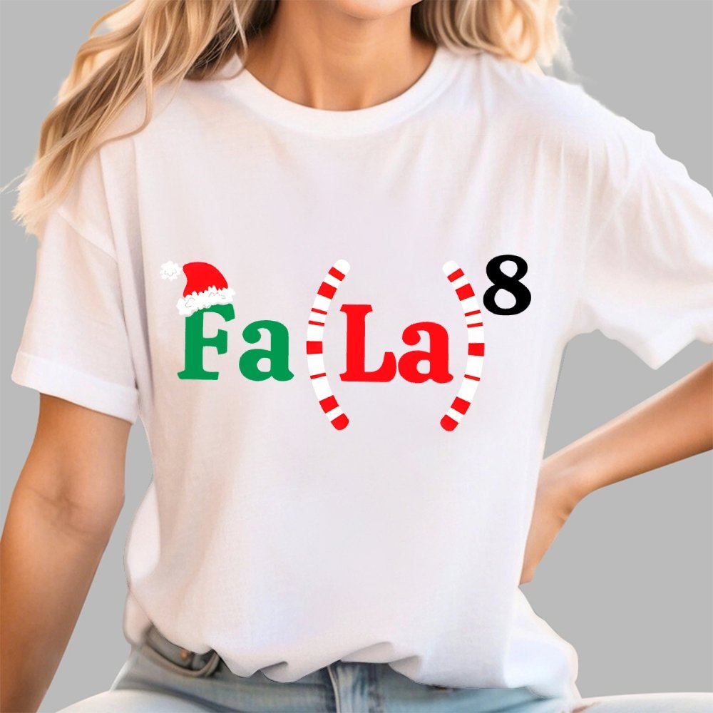 Fa La La La La Christmas Math Geek T-Shirt