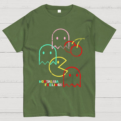 Vintage Game Neon Lines Unisex Geek T-Shirt
