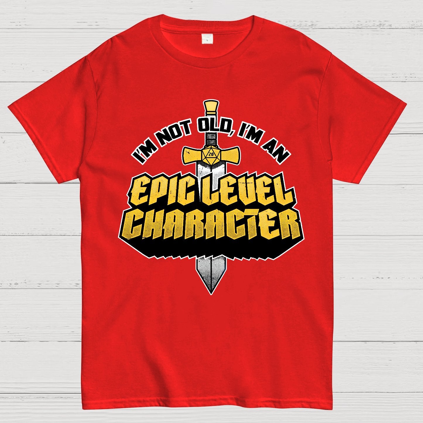 Epic Level Character Geek T-Shirt