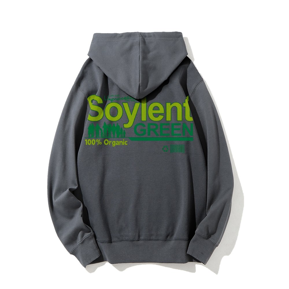 Soylent Green Printed Back Cotton Hoodie