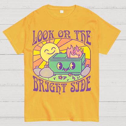 Optimistic Dumpster Fire Geek T-Shirt