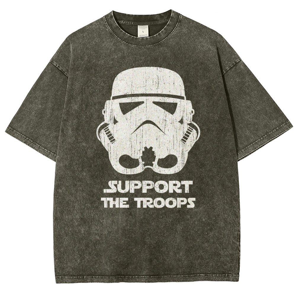 Support The Troops Vintage Distressed T-shirt