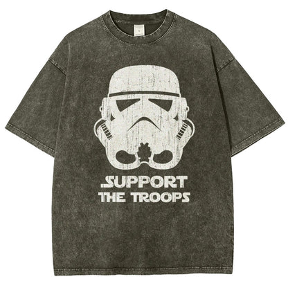 Support The Troops Vintage Distressed T-shirt