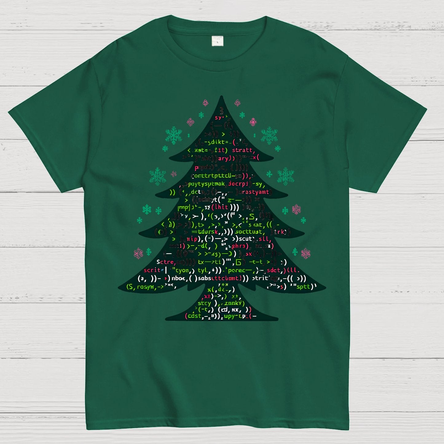 A Programmer's Christmas Tree Geek T-Shirt