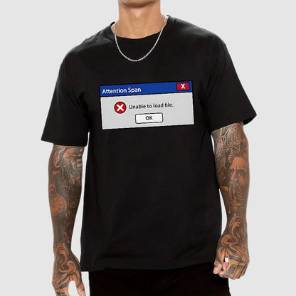 Attention Span Not Loading Geek T-Shirt