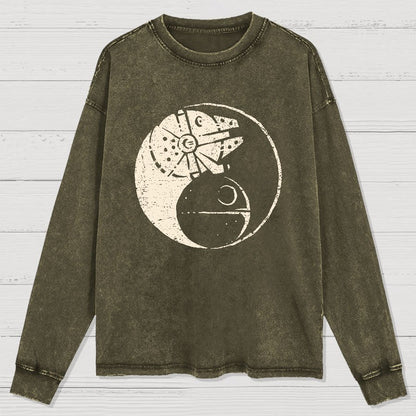 Balancing The Power Washed Long Sleeve Tee