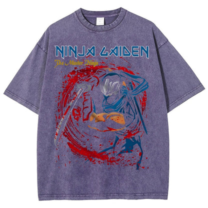 Super Ninja Vintage Distressed T-shirt