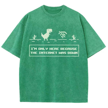 Offline Dino Vintage Distressed T-shirt