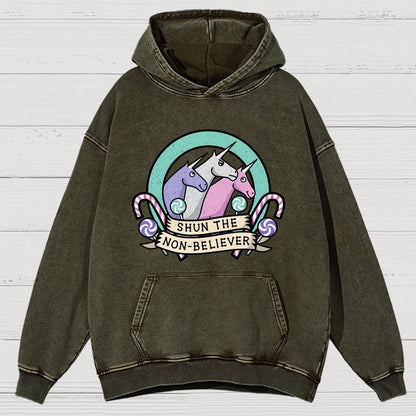 Shun the Non-Believer Vintage Distressed Hoodie