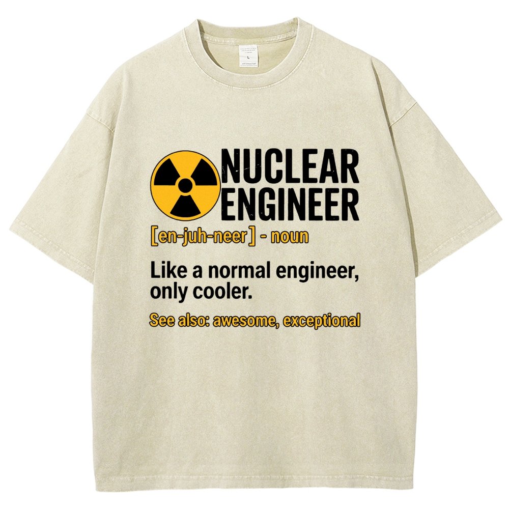 Nuclear Engineering Radioactive Chernobyl Vintage Distressed T-shirt