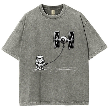 Flying The Galactic Alliance's Kite Vintage Distressed T-shirt