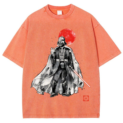 Dark Lord Sumi-E Vintage Distressed T-shirt