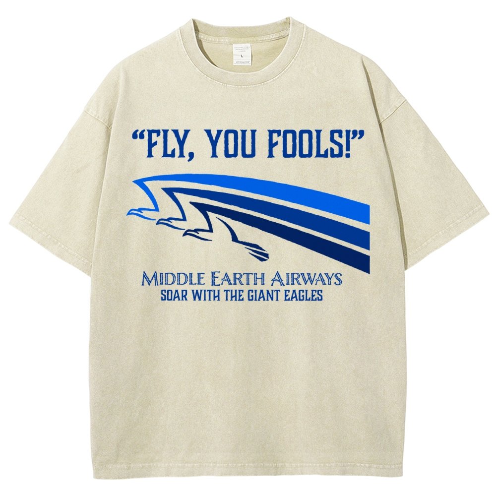 Fly, You Guys! Vintage Distressed T-shirt