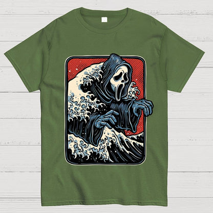 Ghost Wave Unisex Geek T-Shirt