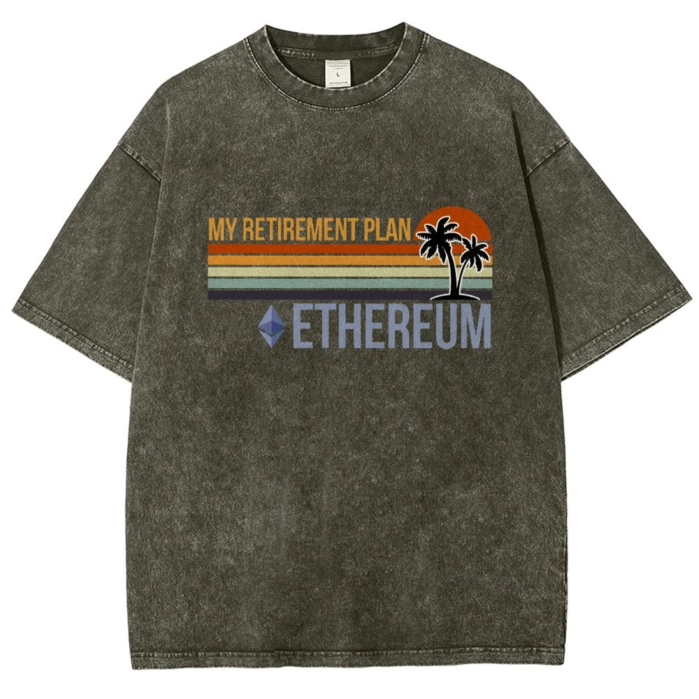 ETH Retirement Plan Vintage Distressed T-shirt