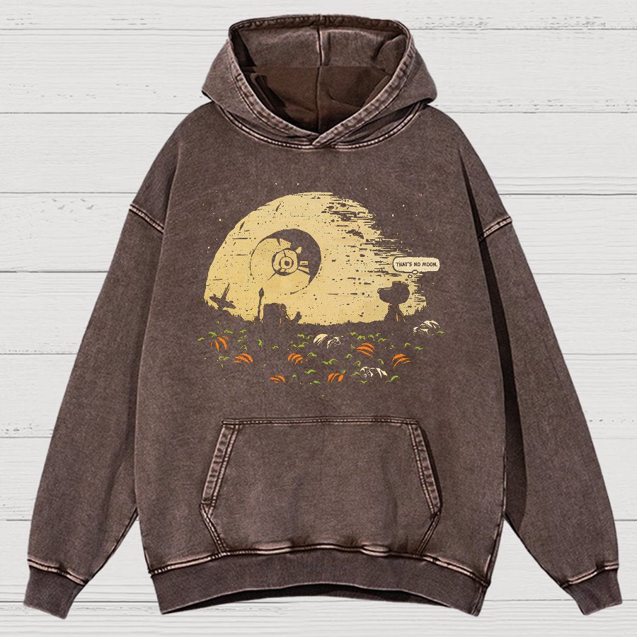 That's No Pumpkin Vintage Distressed Hoodie