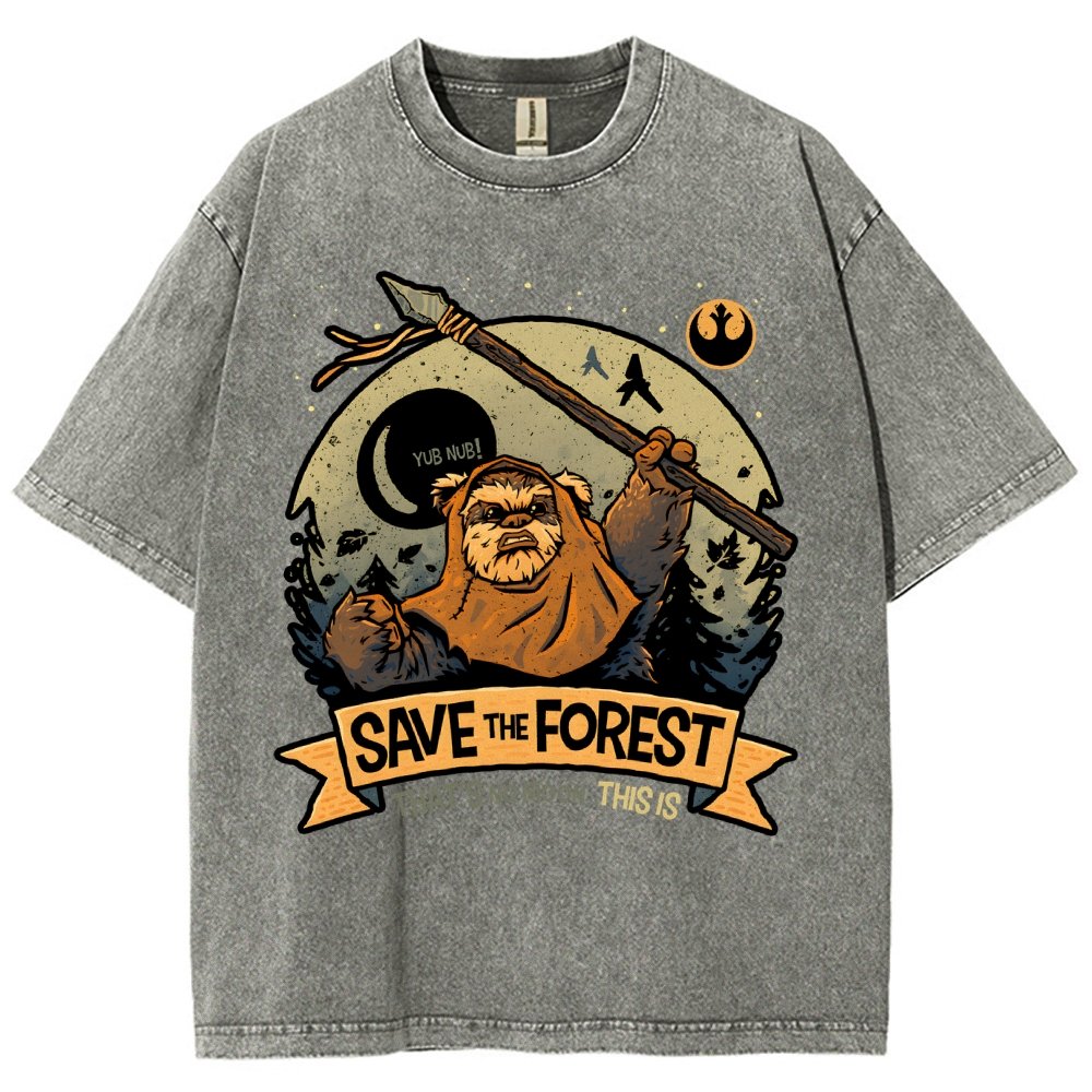 Save The Mystic Grove Vintage Distressed T-shirt
