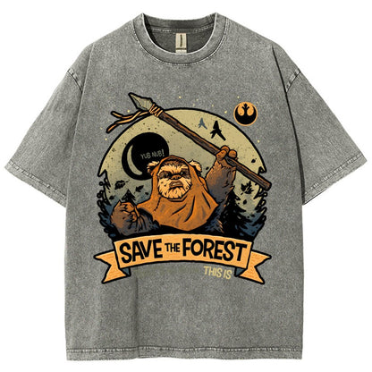 Save The Mystic Grove Vintage Distressed T-shirt