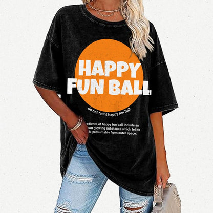 Happy Fun Ball Vintage Distressed T-shirt
