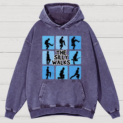 The Silly Walks Vintage Distressed Hoodie