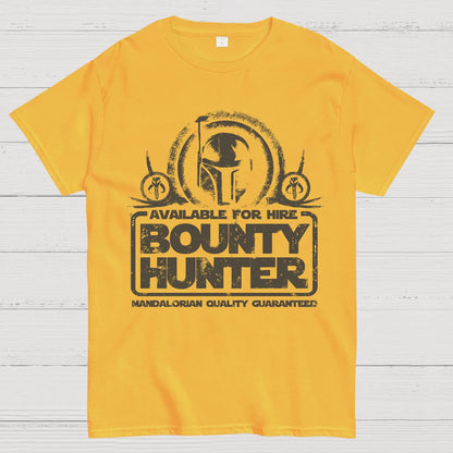Available For Hire Bounty Hunter Geek T-Shirt