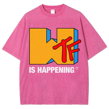 Is Happening Vintage Distressed T-shirt