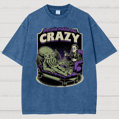 Lovecraft Cthulhu Therapy Vintage Distressed T-shirt