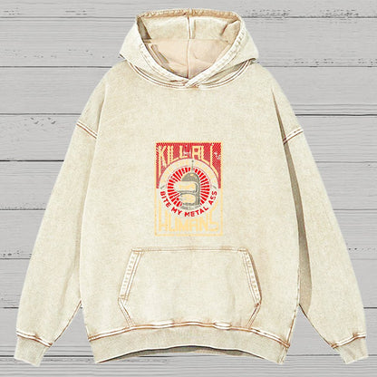 Save The Earth And Kill All Humans Vintage Distressed Hoodie