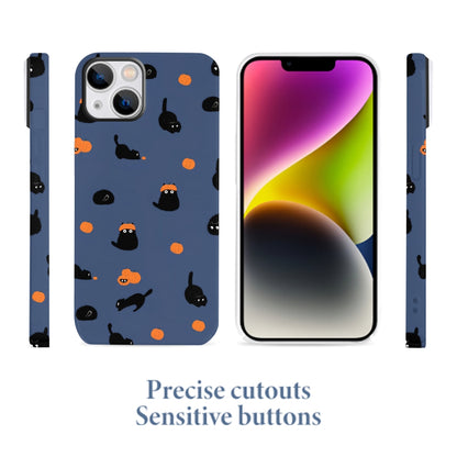 Halloween Pumpkin Black Cat Phone Cases