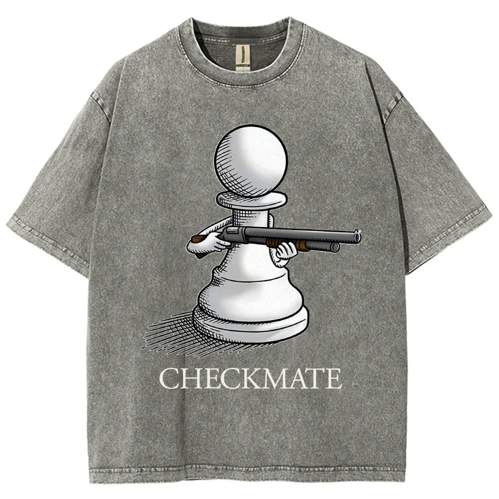 Checkmate Vintage Distressed T-shirt