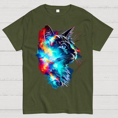 Cosmos Cat Geek T-Shirt