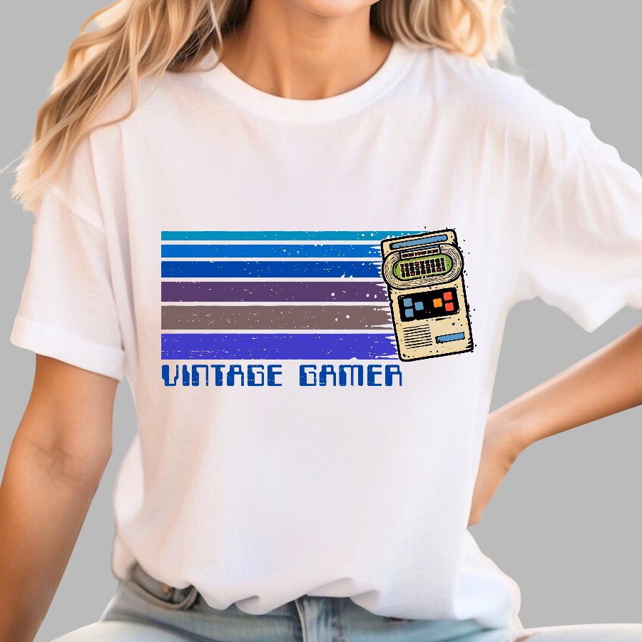 Vintage Gamer Geek T-Shirt