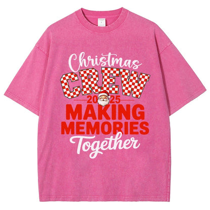 Retro Family Christmas Vintage Distressed T-shirt