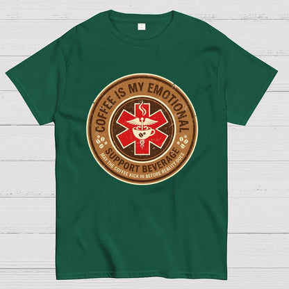 Coffee Is My Emotional Geek T-Shirt
