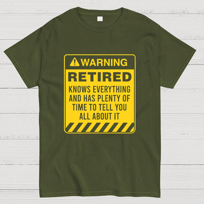 Retired Warning Geek T-Shirt