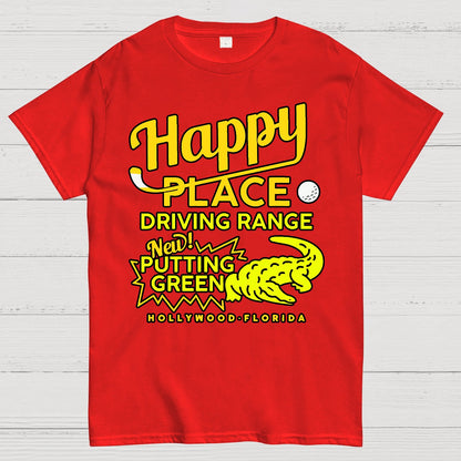 Happy Place Driving Range Geek T-Shirt