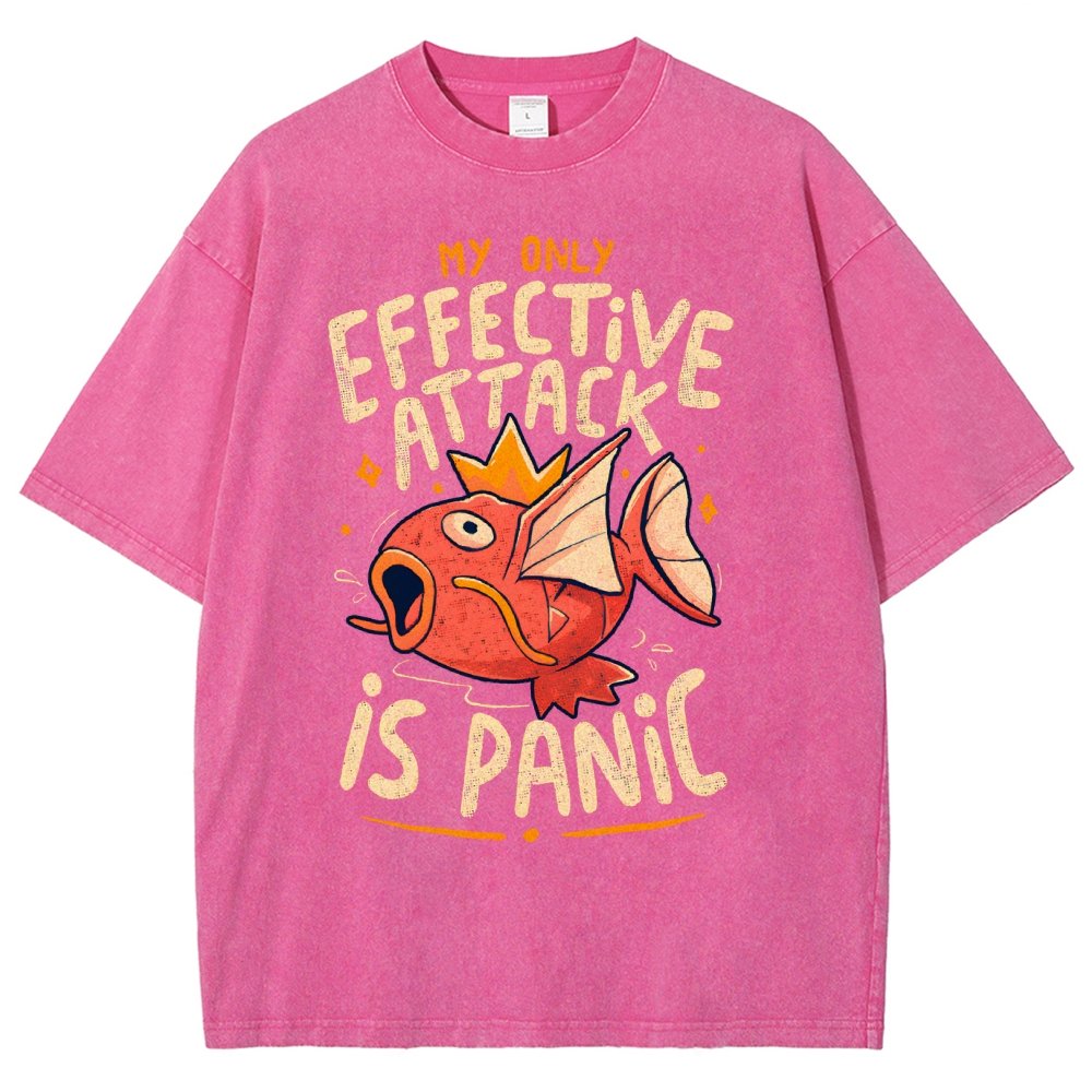 Panic Attack Vintage Distressed T-shirt