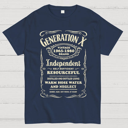 GEN X Barrel Aged, But Young At Heart Geek T-Shirt
