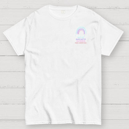Your Little Ray of Sarcastic Sunshine Has Arrived Front And Back Printing Geek T-Shirt