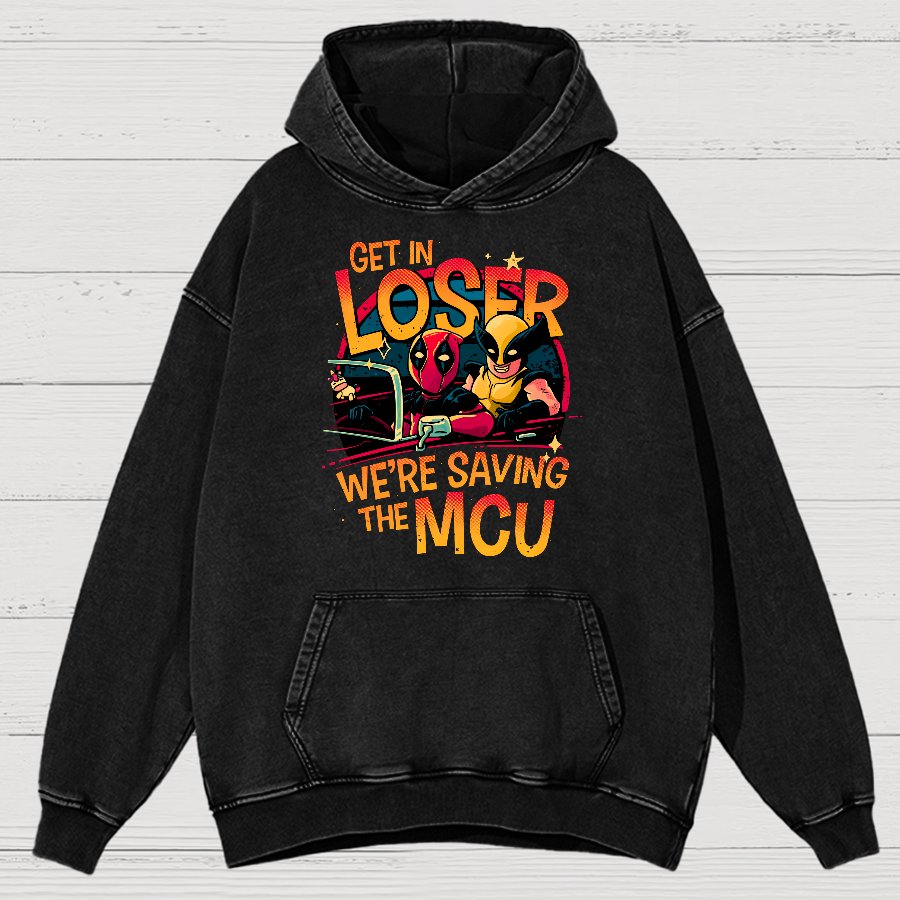 Saving The Universe Vintage Distressed Hoodie