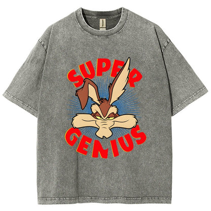 Super Genius Vintage Distressed T-shirt