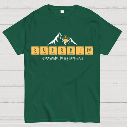 Sunshine Equals Happiness Geek T-Shirt