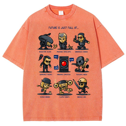 Dystopian Future Vintage Distressed T-shirt
