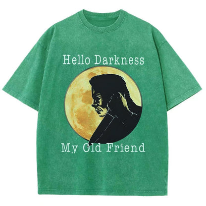 Hello Darkness My Old Friend Vintage Distressed T-shirt