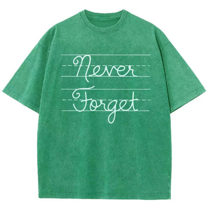 Cursive - Never Forget Vintage Distressed T-shirt