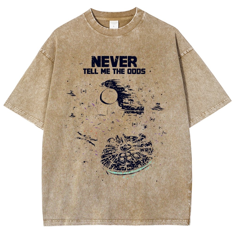 Never tell me the odds  Vintage Distressed T-shirt