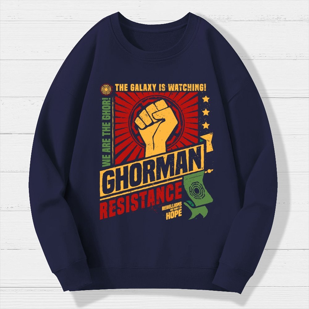 Galactic Resistance Geek Cotton Sweatshirt