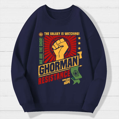 Galactic Resistance Geek Cotton Sweatshirt