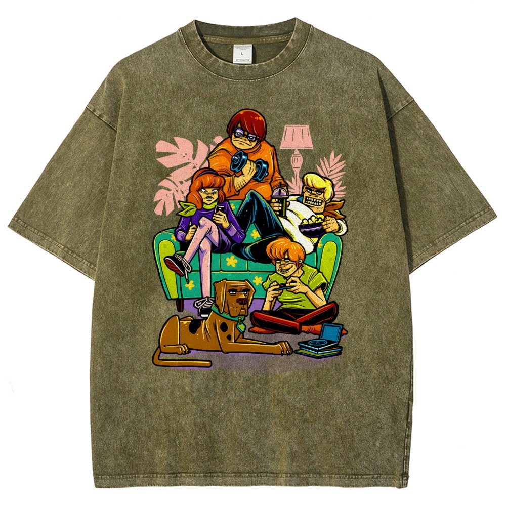 Stay Home Squad Vintage Distressed T-shirt